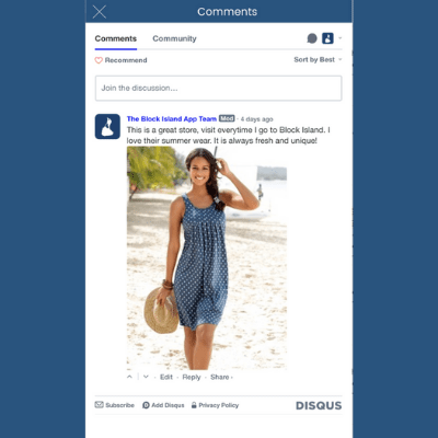 Commenting System BI App Commenting System BI App